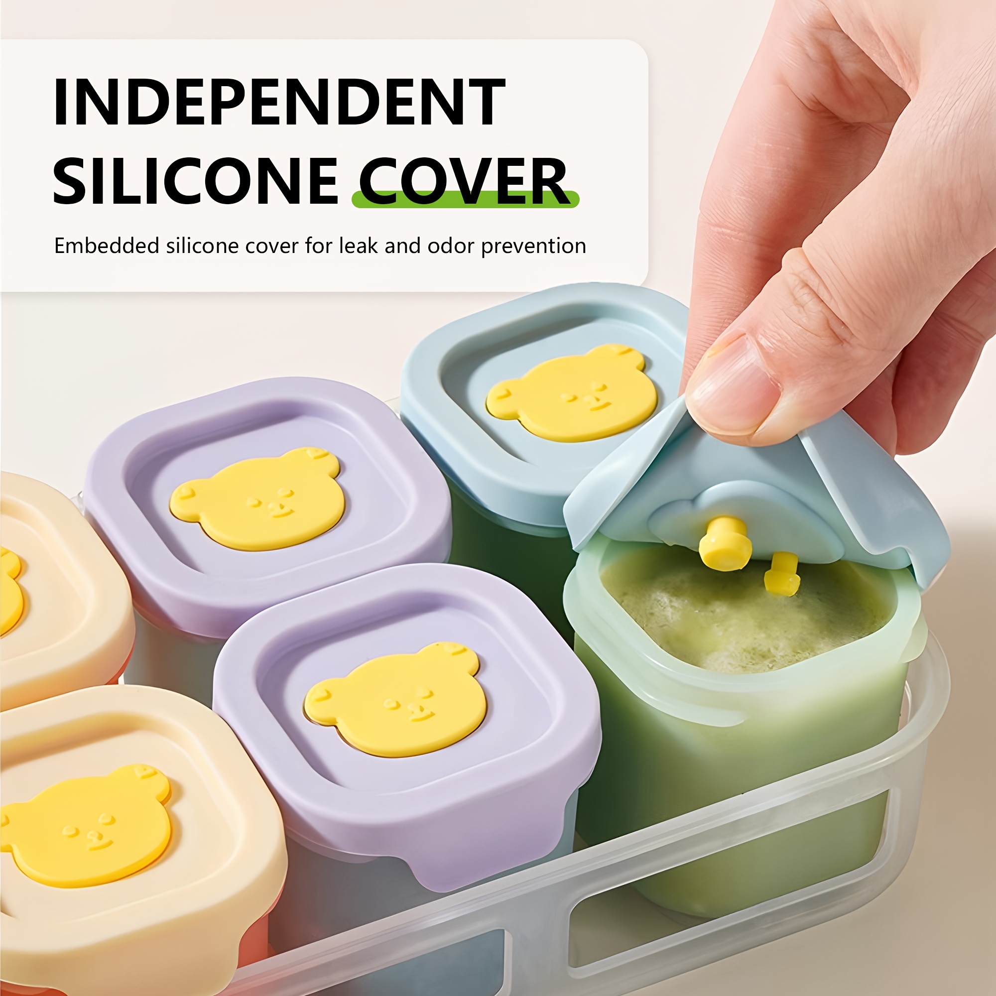Meal Prep Healthy Recipes - 9pcs Silicone Food Storage Containers with