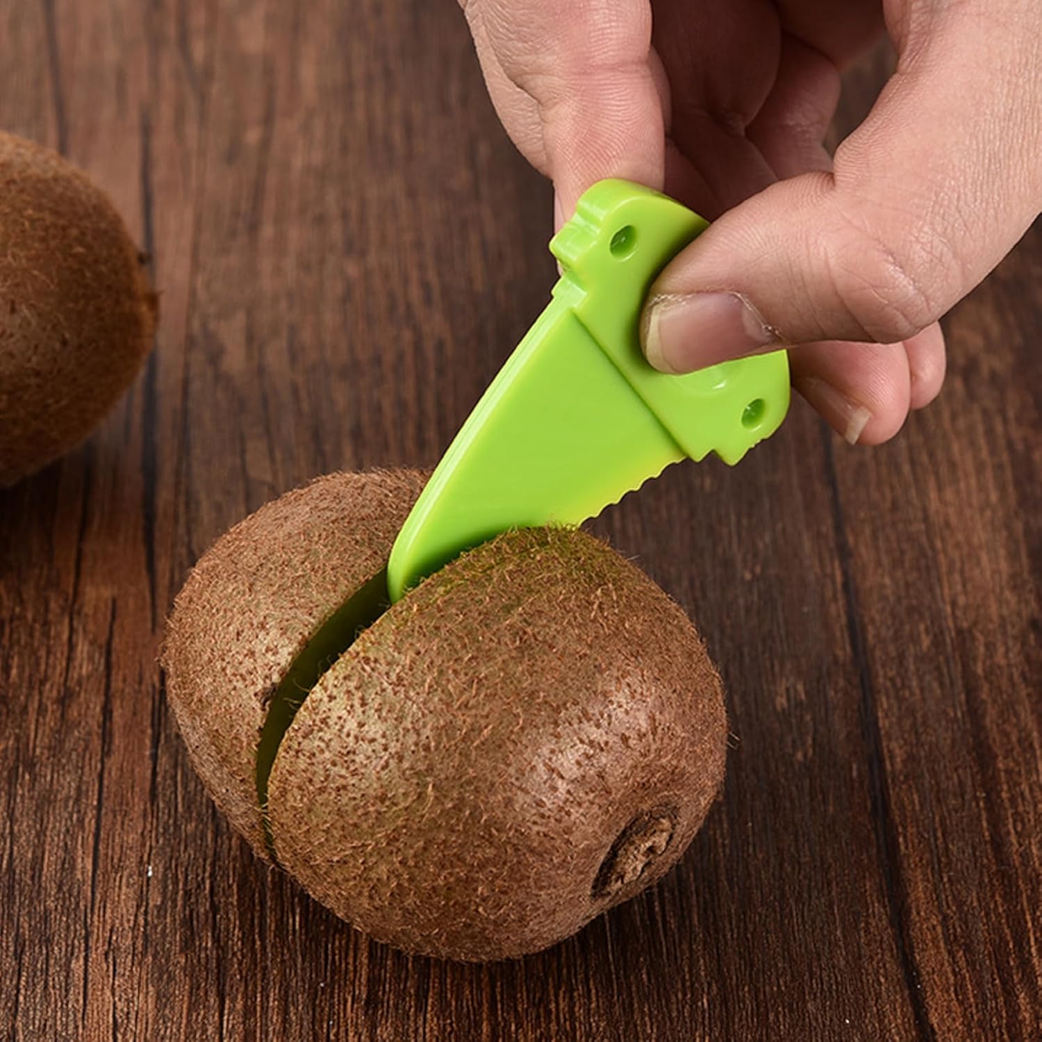 Meal Prep Quick And Easy - 2-in-1 Kiwi Peeler And Slicer Durable