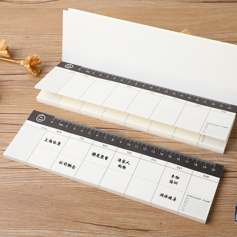 Meal Plan Notepad - Weekly Efficiency Plan, Daily Handbook, Good
