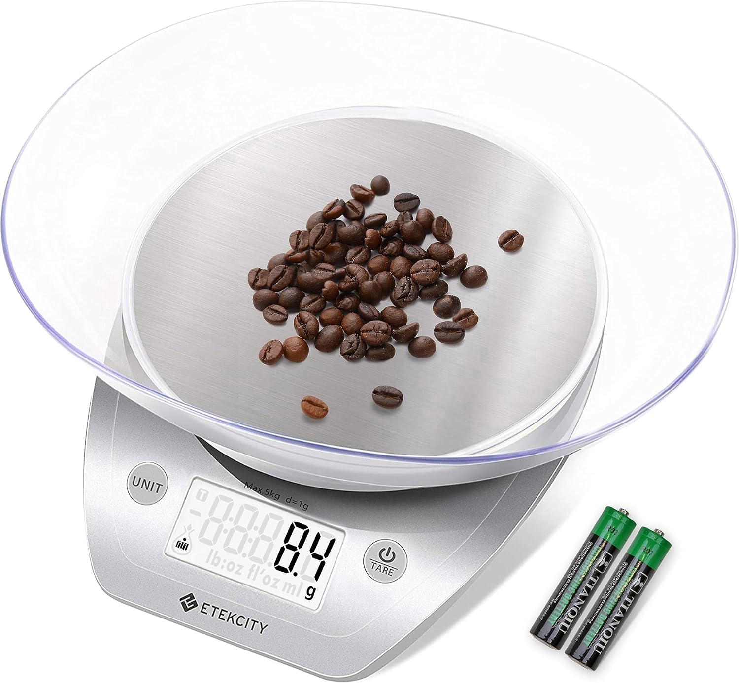 Meal Prep For Weight Loss - 0.1g Food Kitchen Scale, Bowl, Digital