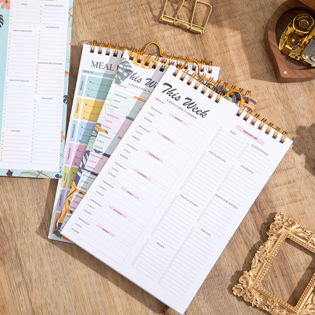 Breakfast Lunch Dinner Weekly  - Meal Plan Notepad avaliação e preço