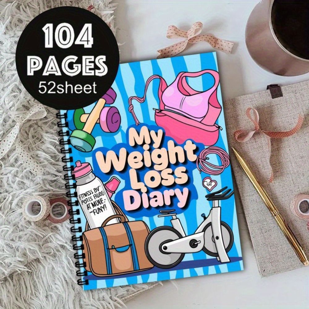 Fitness Tracker Weight Loss Pl - Meal Plan Notepad avaliação e preço