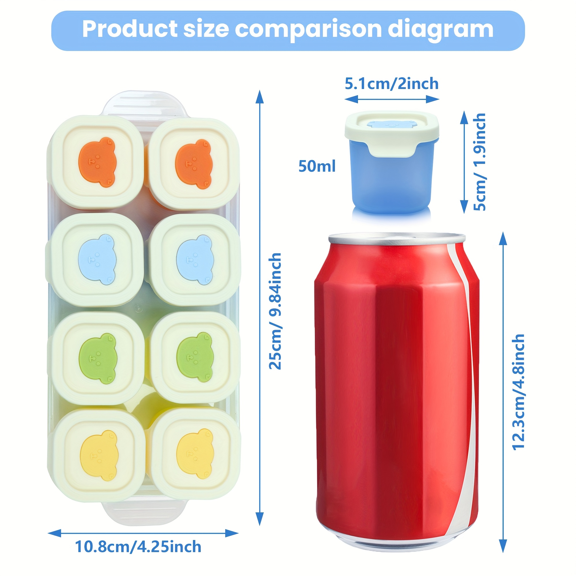 9pcs Silicone Food Storage Con - Meal Prep Healthy Recipes avaliação e preço