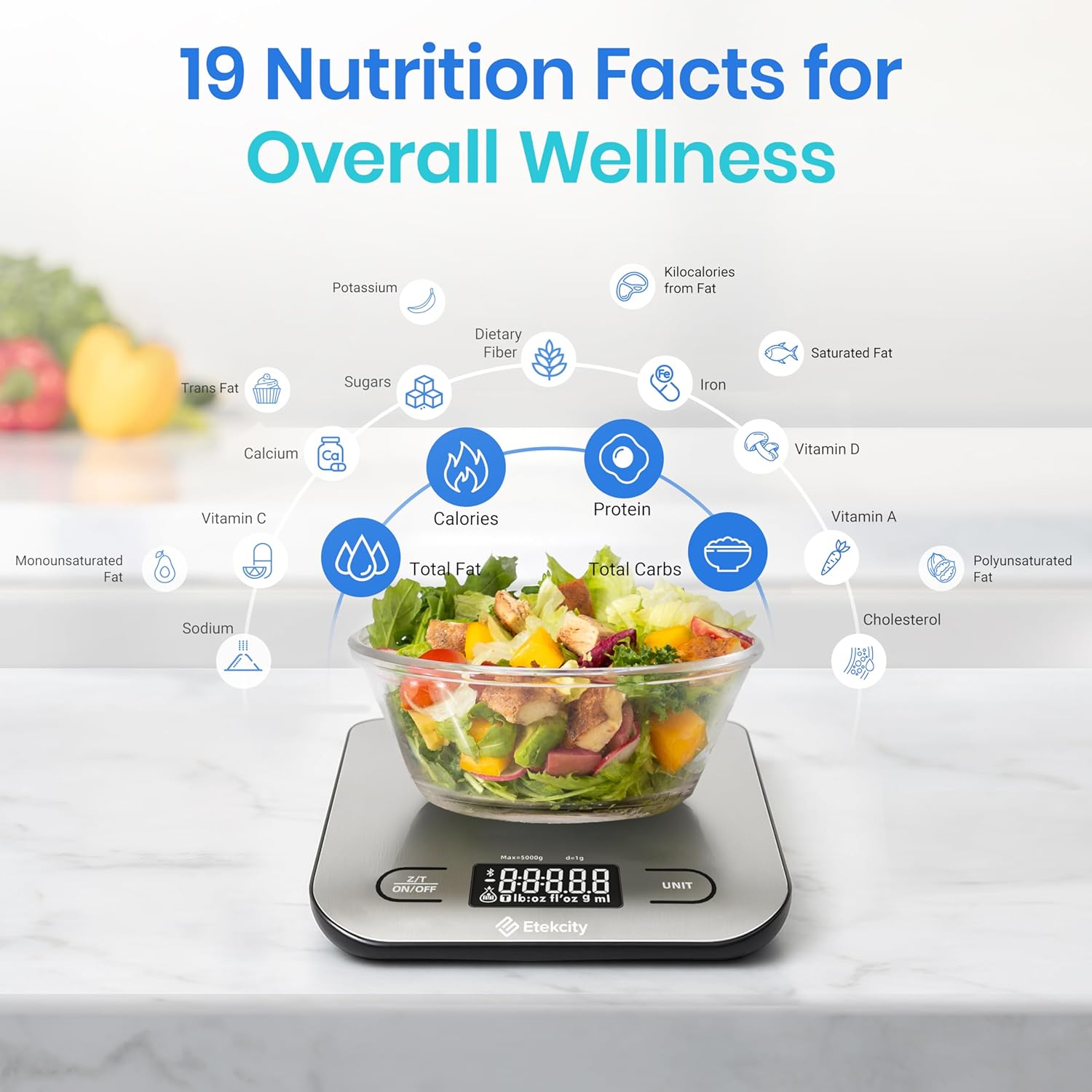 Food Nutrition Kitchen Scale,  - Meal Prep For Weight Loss avaliação e preço