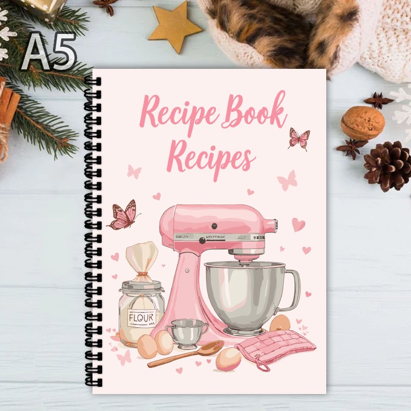 A5 Blank Recipe Book - Persona - Meal Plan Notepad avaliação e preço