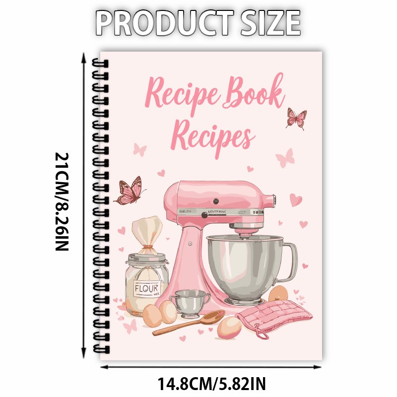 A5 Blank Recipe Book - Persona - Meal Plan Notepad avaliação e preço