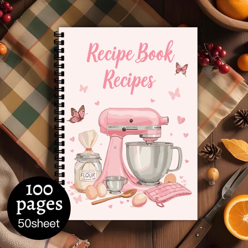 A5 Blank Recipe Book - Persona - Meal Plan Notepad avaliação e preço
