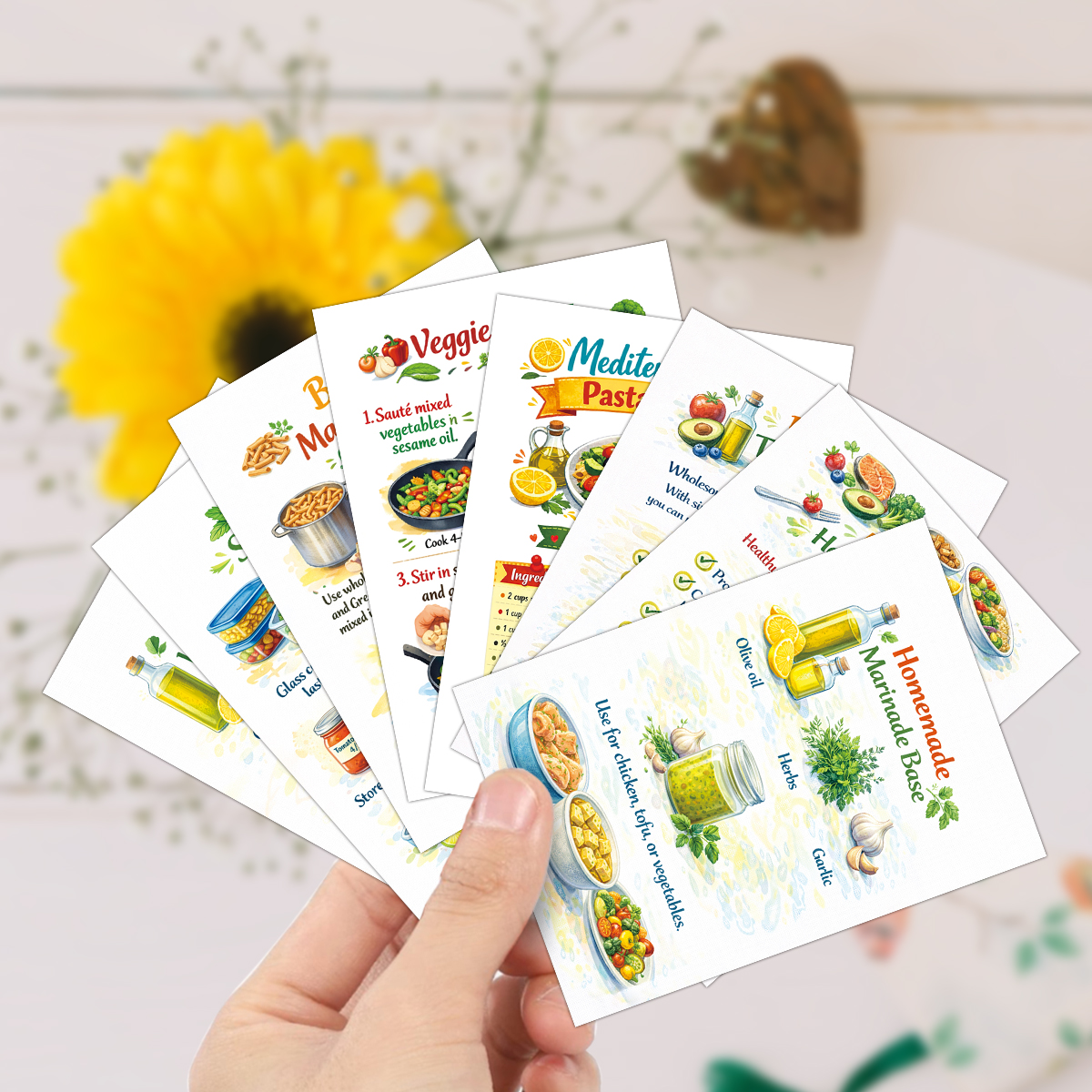 30pcs Wholesome Meals Recipe C - Meal Prep Healthy Recipes avaliação e preço