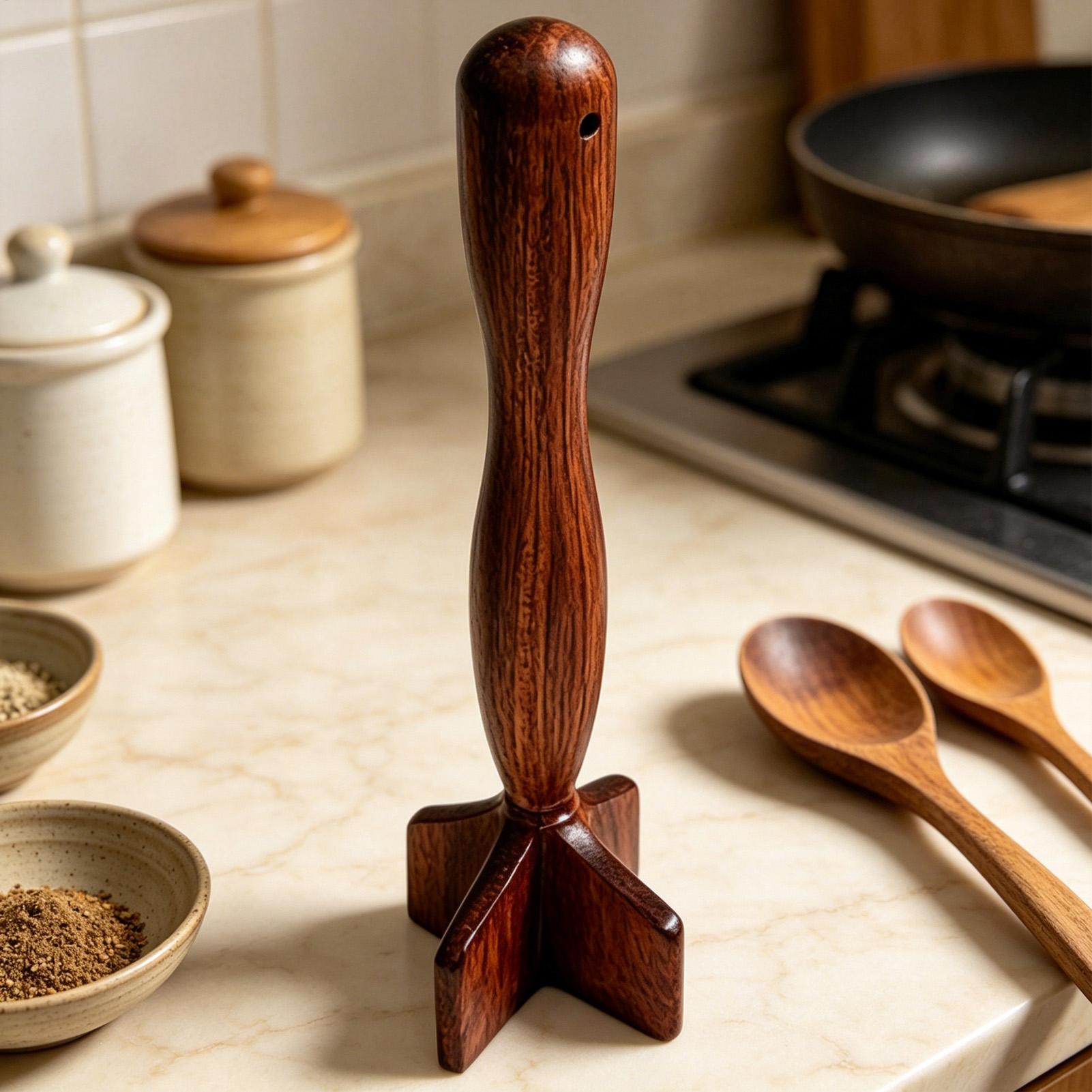 Wooden Meat Chopper Non-Scratc - Meal Prep Potatoes avaliação e preço