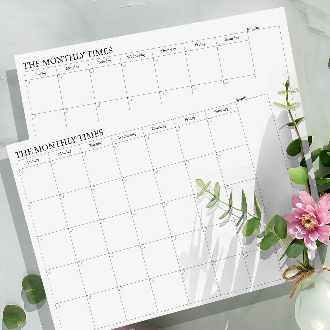 2 Pack Undated Monthly Planner - Meal Plan Notepad avaliação e preço