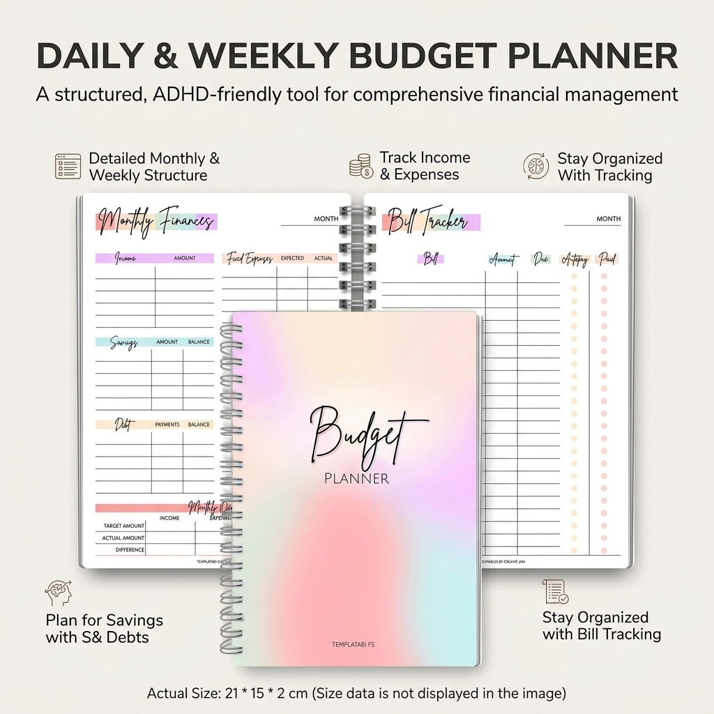 Daily Income and Expense Noteb - Meal Plan Notepad avaliação e preço