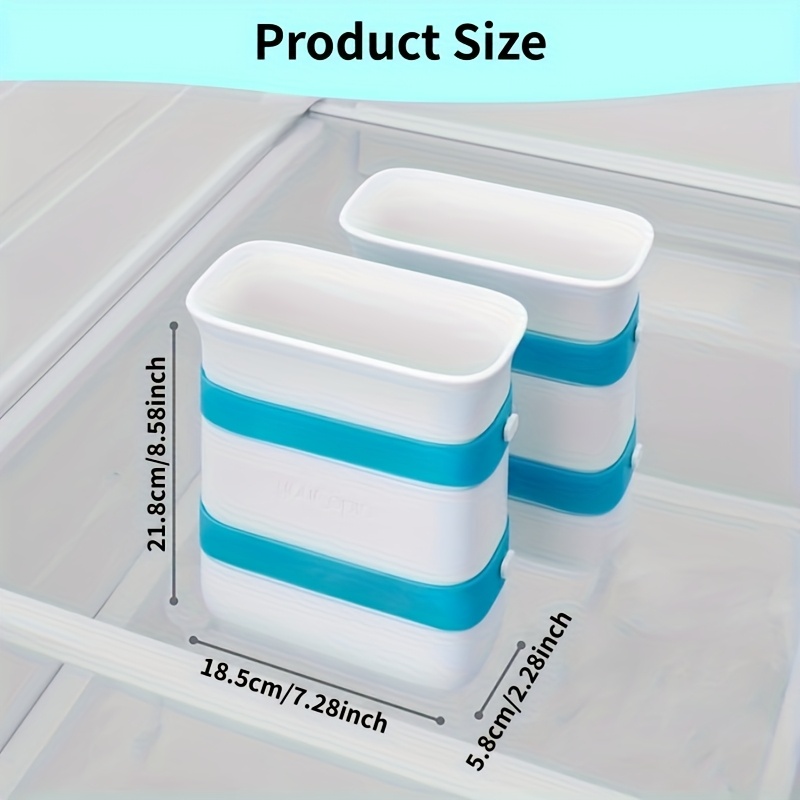 1/2-Pcs Frozen Food Block Make - Meal Prep Frozen Food avaliação e preço
