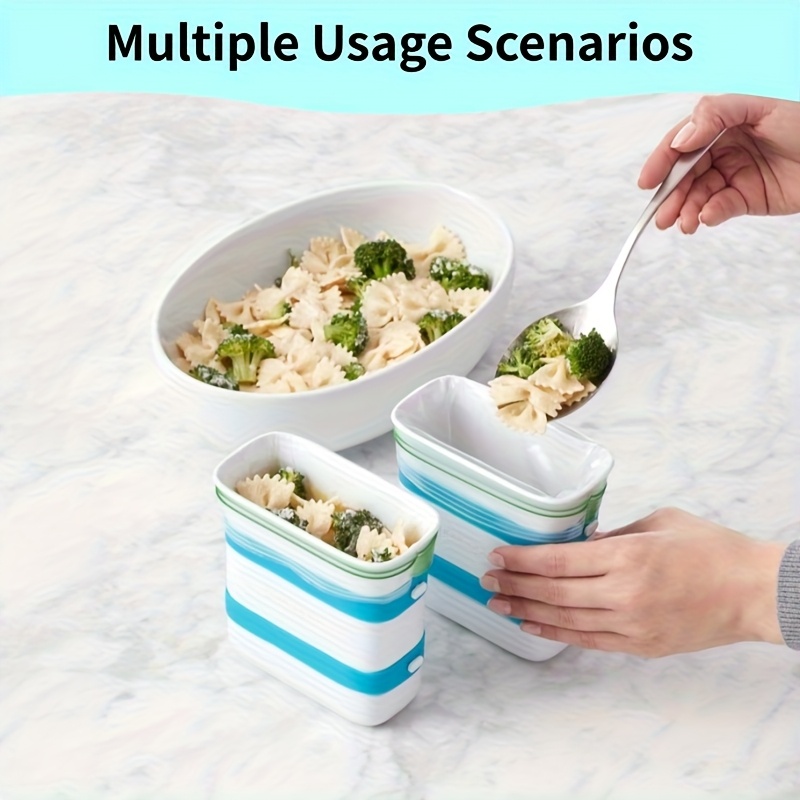 1/2-Pcs Frozen Food Block Make - Meal Prep Frozen Food avaliação e preço