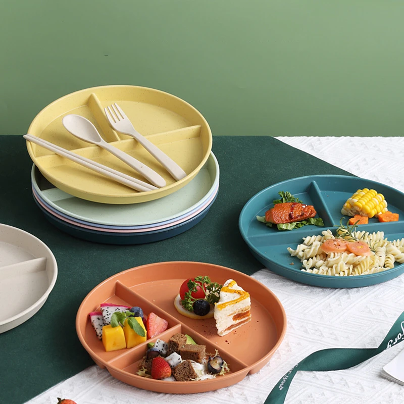 Portion Control Plate Divided  - Meal Prep For Weight Loss avaliação e preço