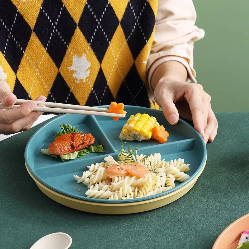 Portion Control Plate Divided  - Meal Prep For Weight Loss avaliação e preço