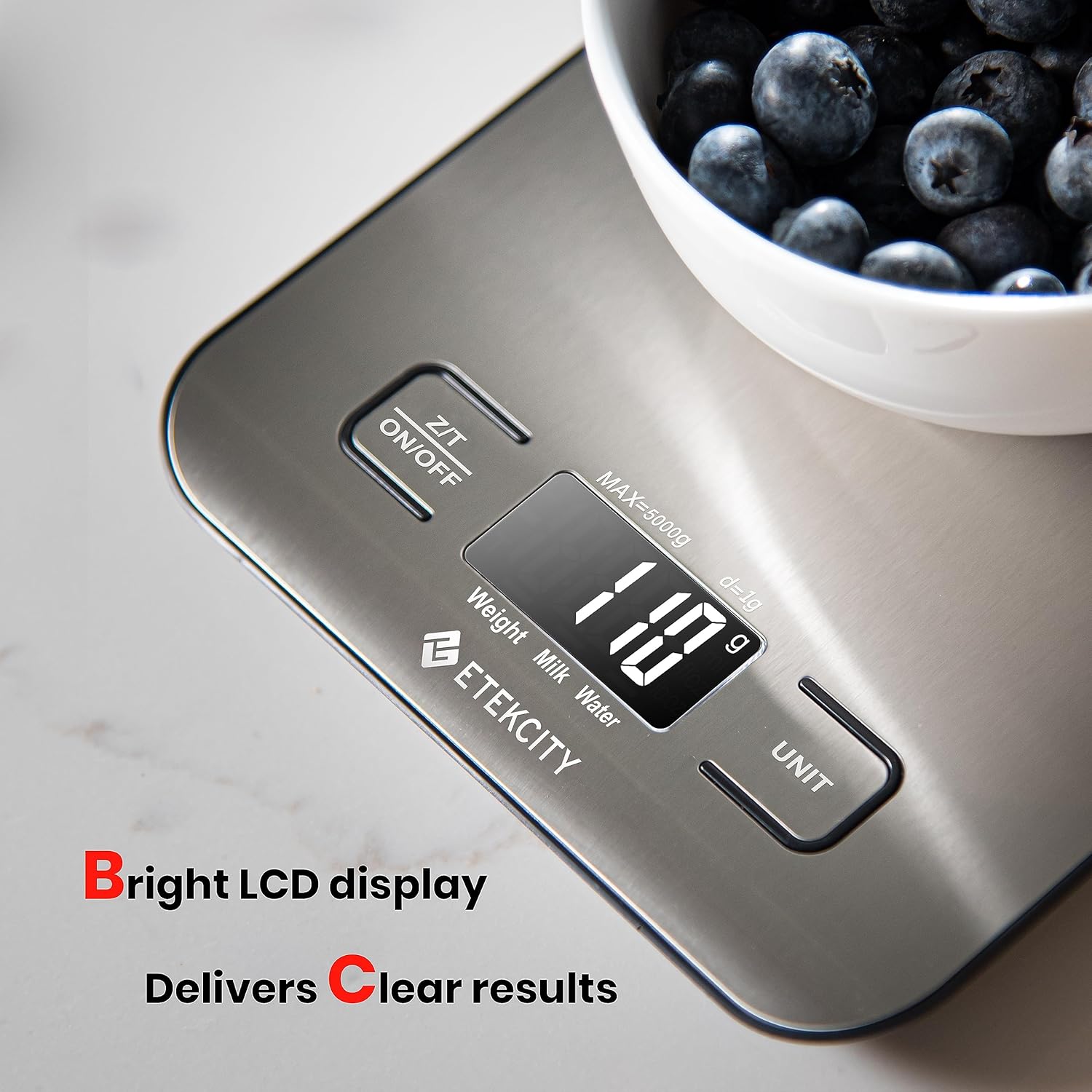 Food Kitchen Scale, Digital Gr - Meal Prep For Weight Loss avaliação e preço