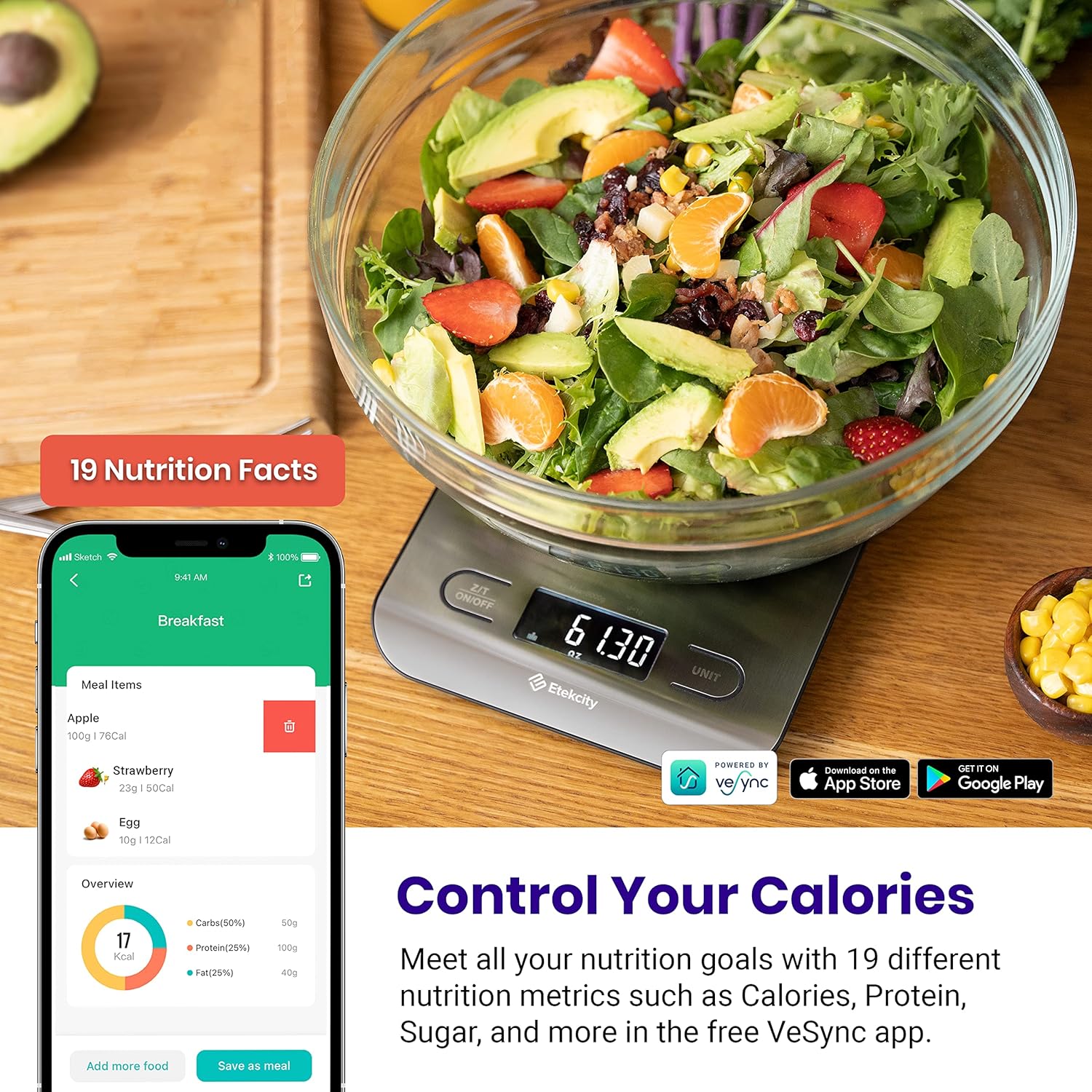 Food Nutrition Kitchen Scale D - Meal Prep For Weight Loss avaliação e preço