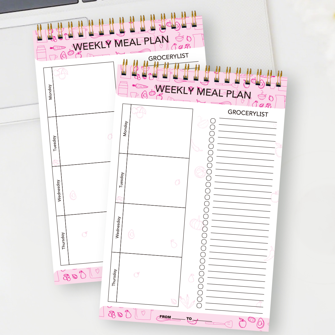 Weekly Meal Planner Notepad wi - Meal Plan Notepad avaliação e preço