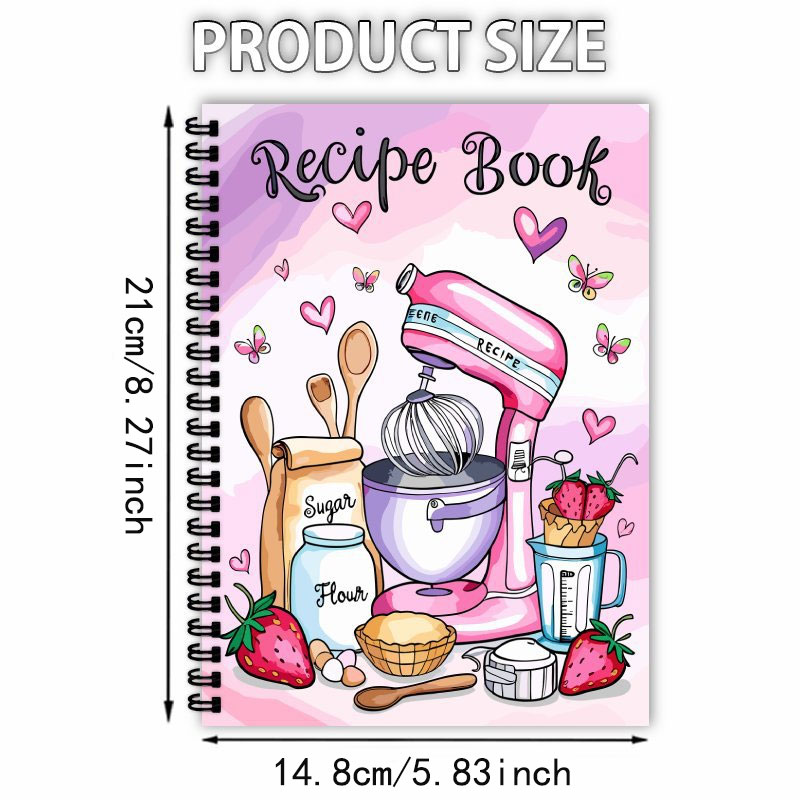 Recipe Logbook 100 Sheets Empt - Meal Plan Notepad avaliação e preço