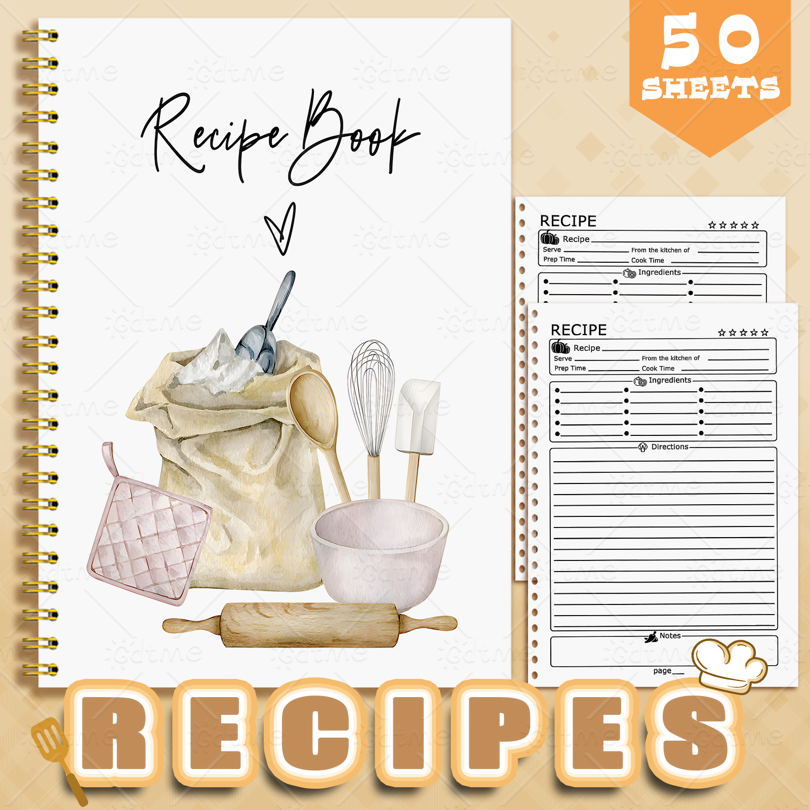 1 Recipe Notebook A kitchen pl - Meal Plan Notepad avaliação e preço
