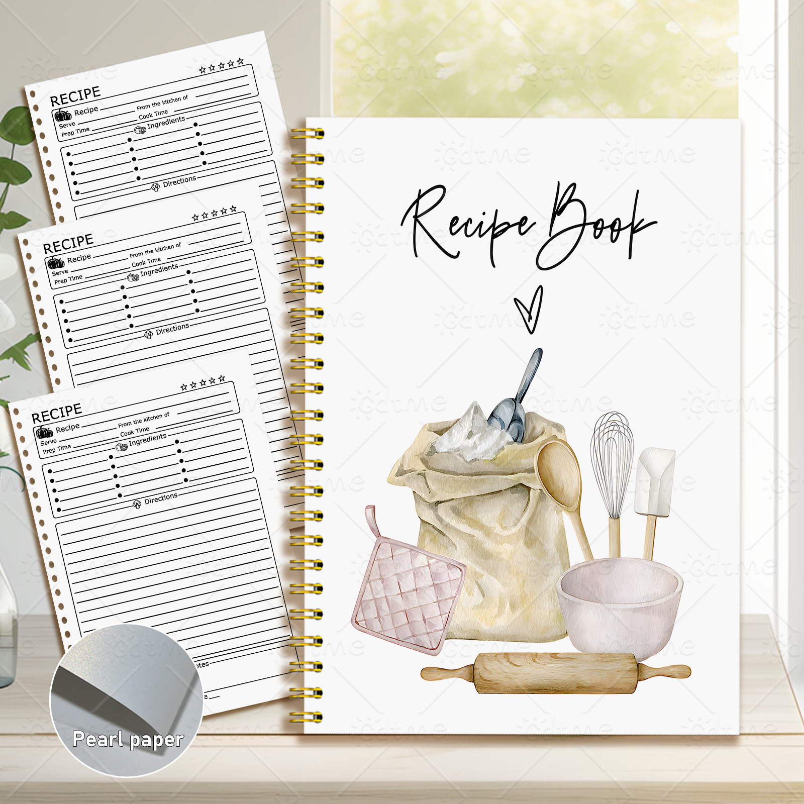 1 Recipe Notebook A kitchen pl - Meal Plan Notepad avaliação e preço