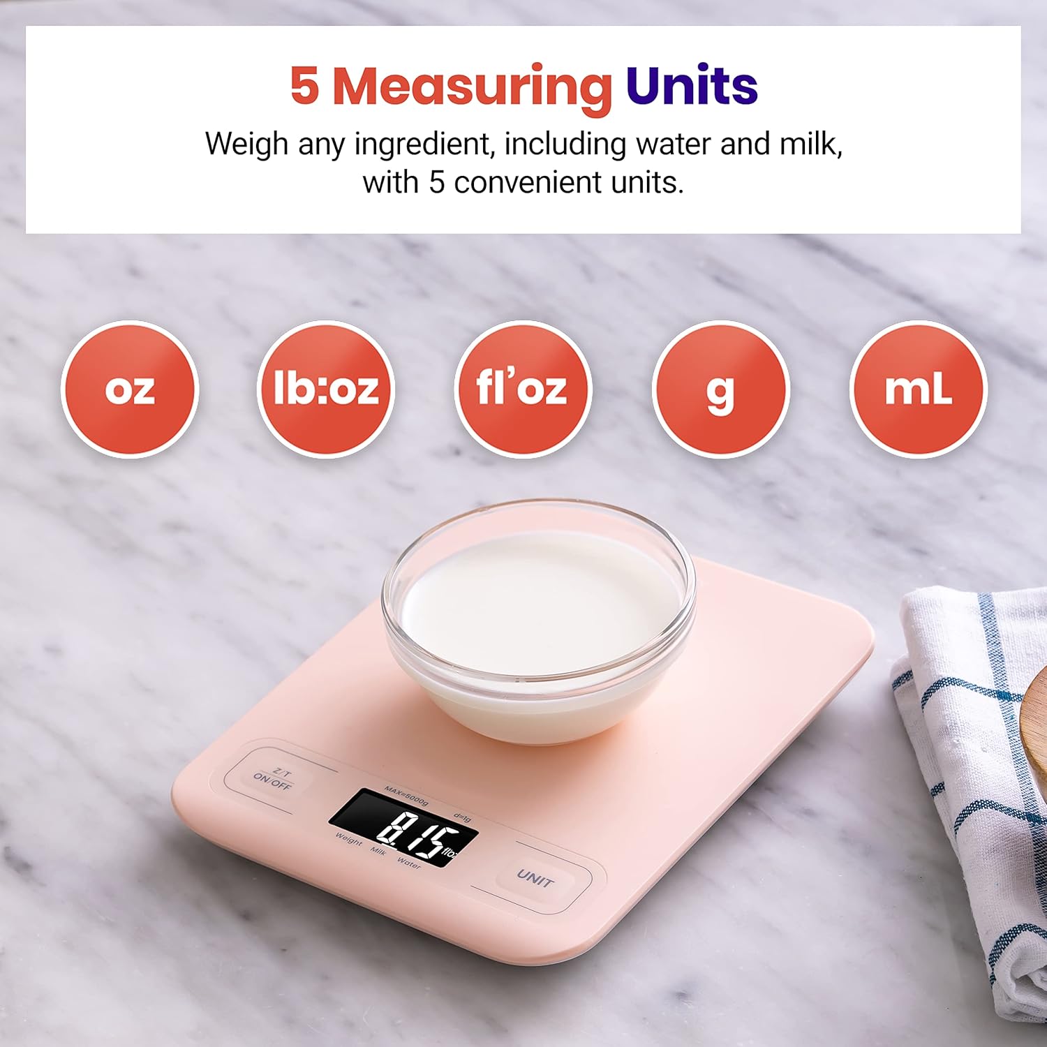 Food Kitchen Scale, Digital Gr - Meal Prep For Weight Loss avaliação e preço