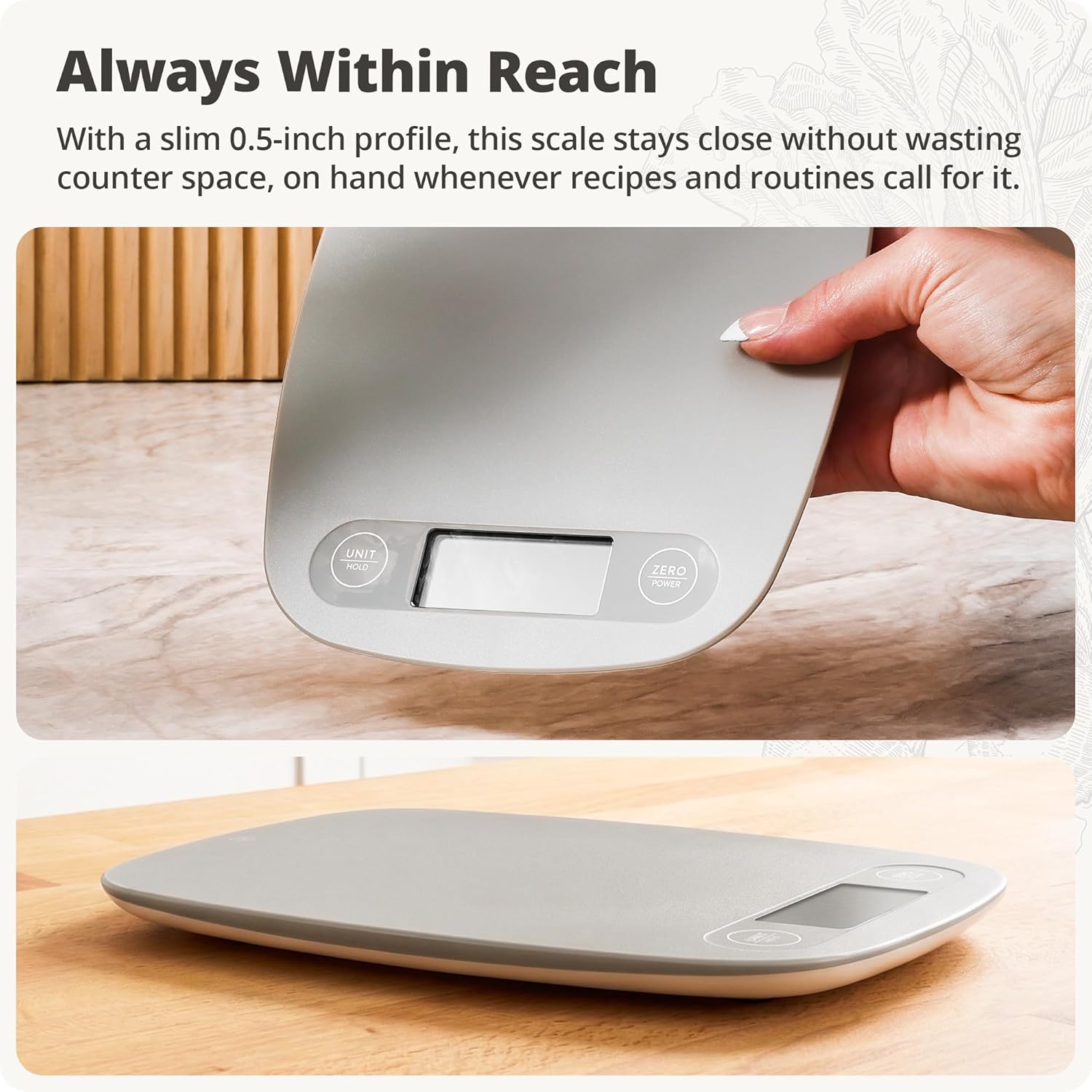 Digital Kitchen Scale with 1g  - Meal Prep Quick And Easy avaliação e preço