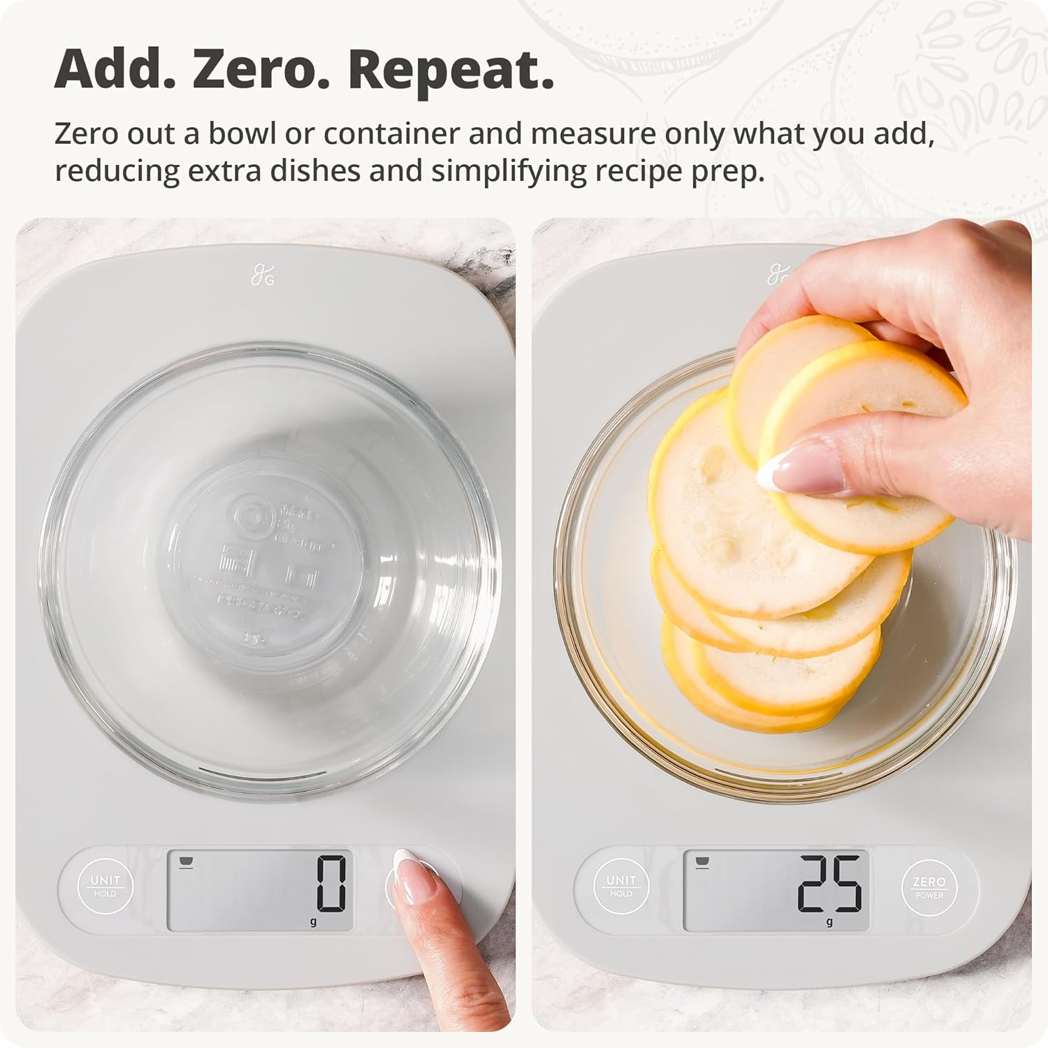 Digital Kitchen Scale with 1g  - Meal Prep Quick And Easy avaliação e preço