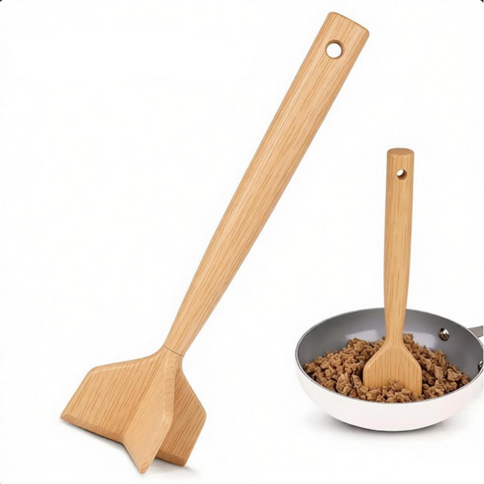 Premium Wood Potato Masher Eas - Meal Prep Potatoes avaliação e preço