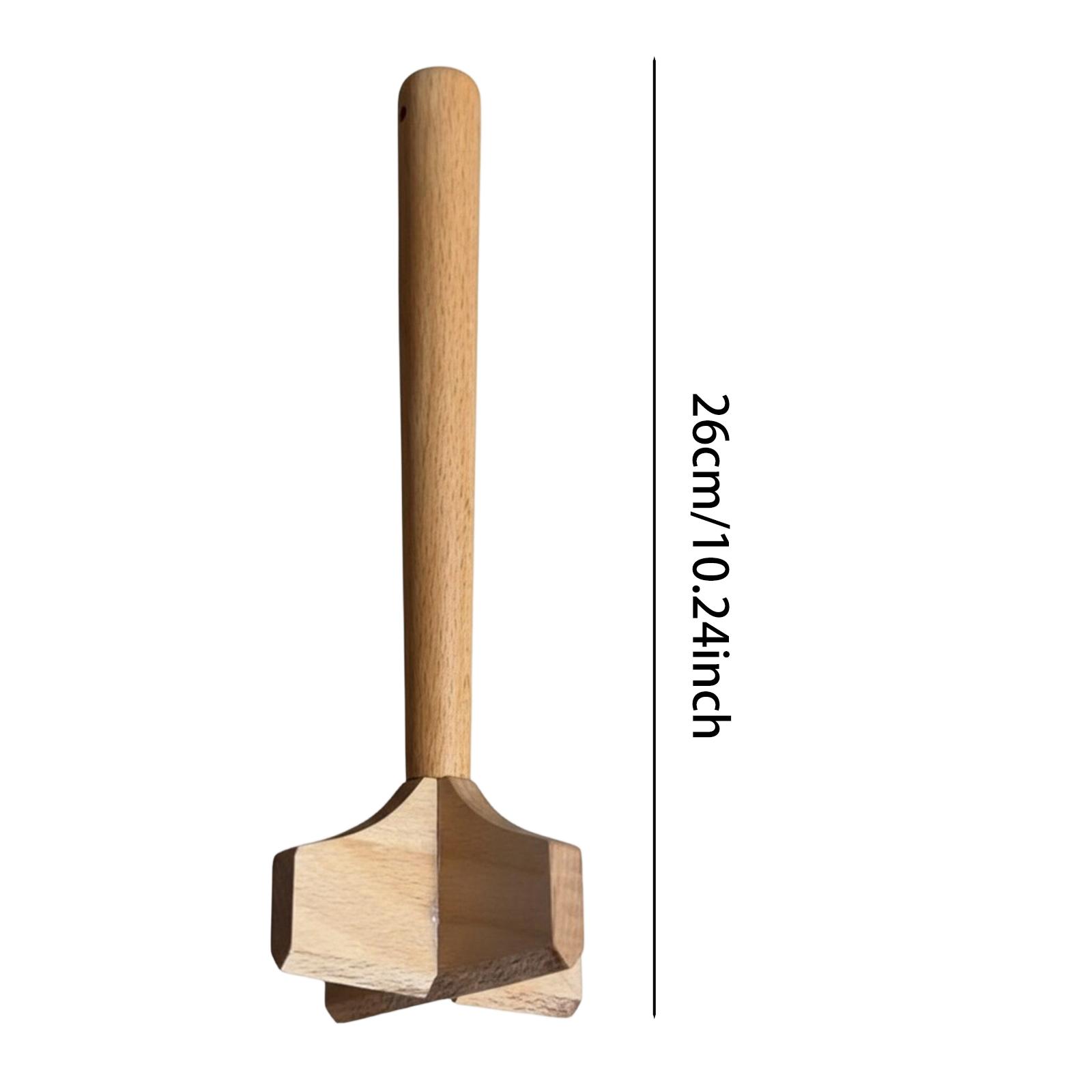 Premium Wood Potato Masher Eas - Meal Prep Potatoes avaliação e preço