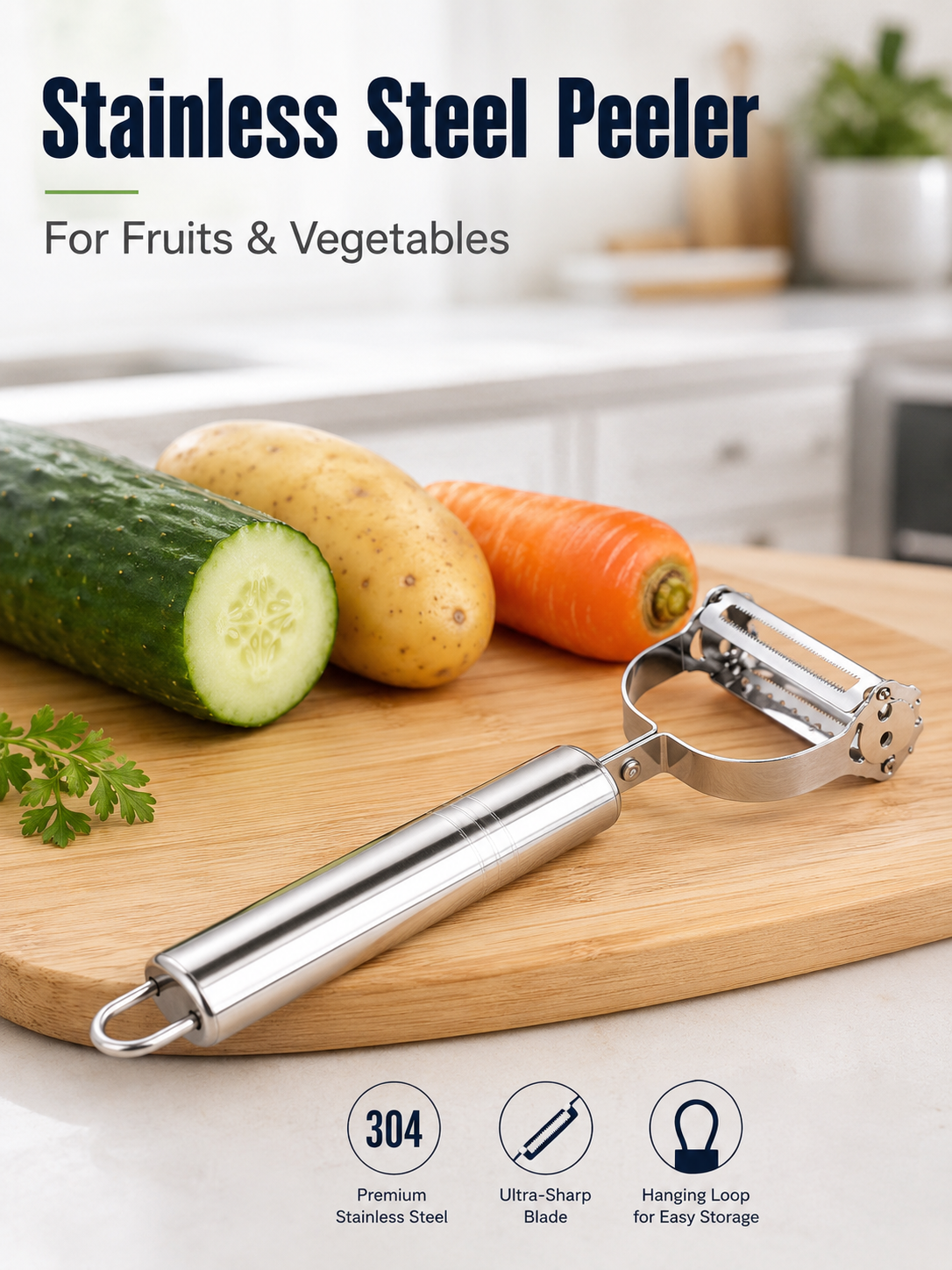 304 Stainless Steel Vegetable  - Meal Prep Potatoes avaliação e preço