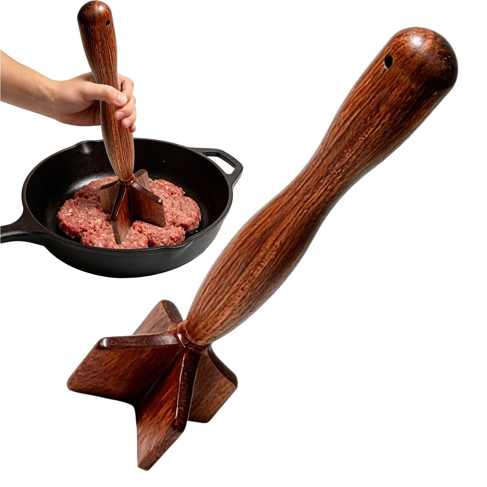 Wooden Meat Masher Wooden Meat - Meal Prep Potatoes avaliação e preço