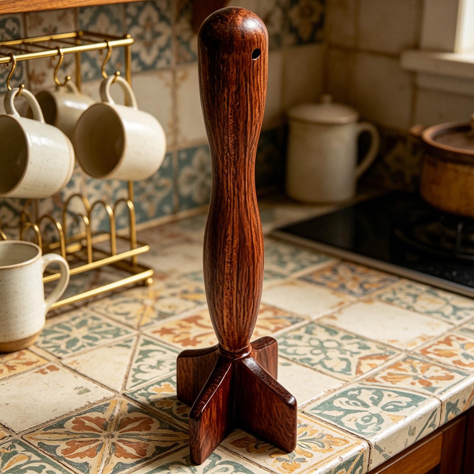 Wooden Meat Masher Wooden Meat - Meal Prep Potatoes avaliação e preço