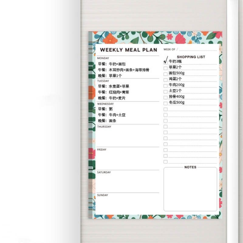 Meal Planner Refrigerator Magn - Meal Plan Notepad avaliação e preço