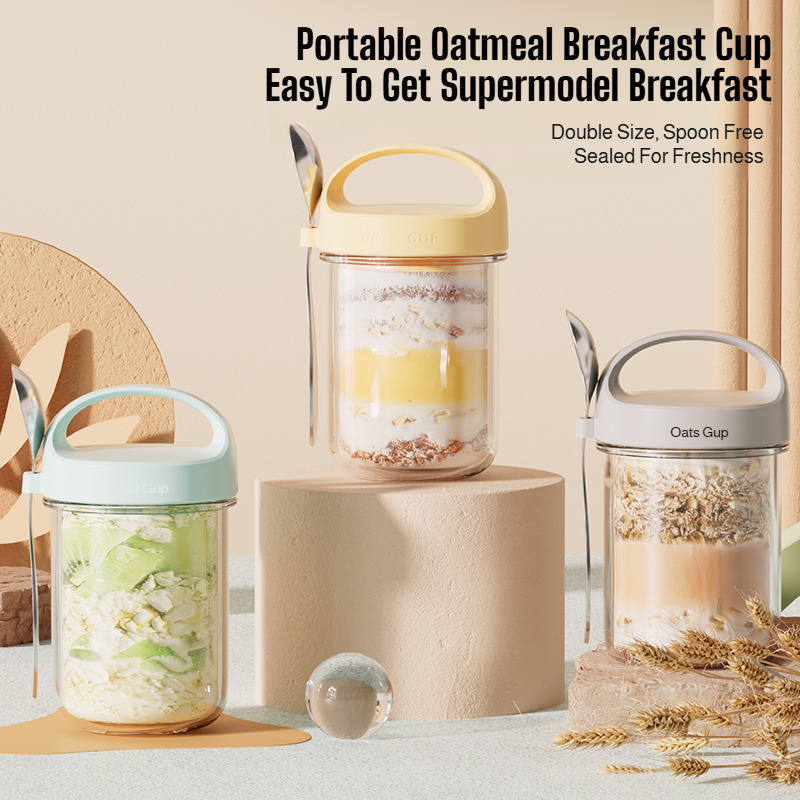 Portable Breakfast Cup Safe Le - Meal Prep For Weight Loss avaliação e preço