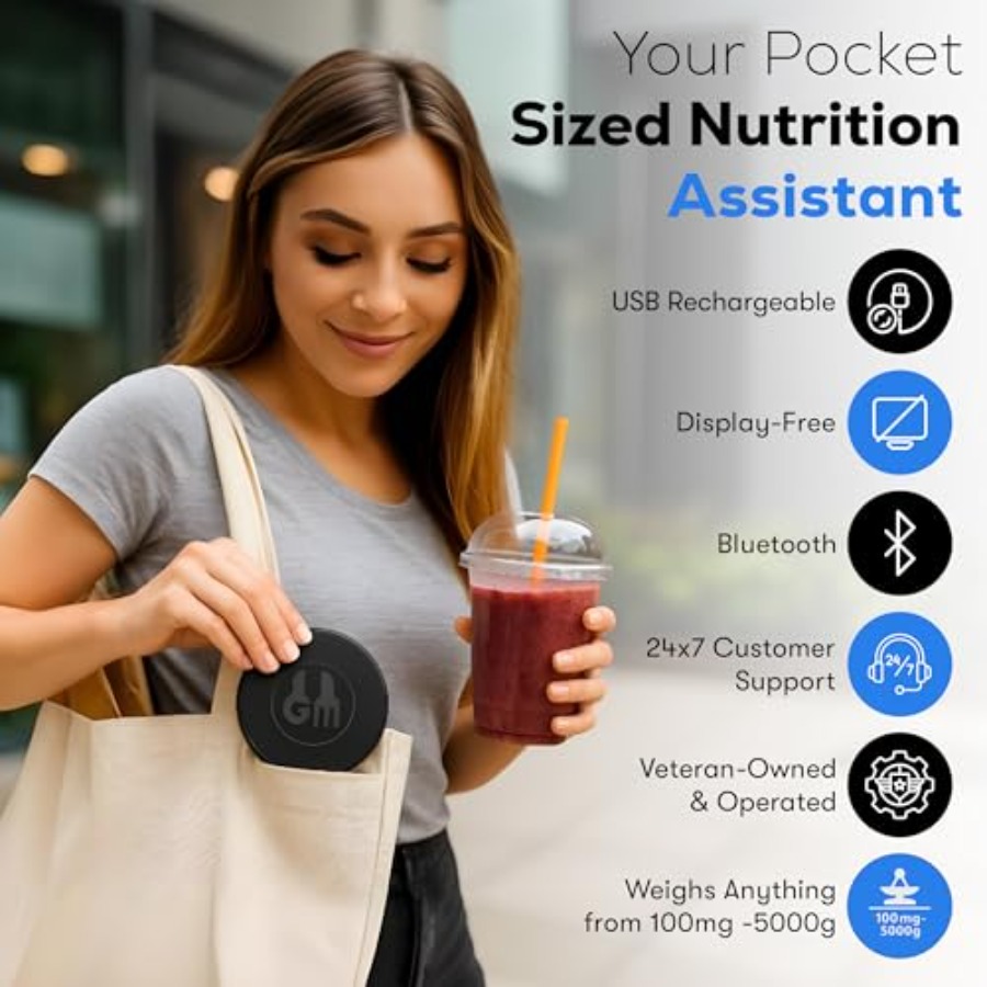 Portable Food Scale with Nutri - Meal Prep For Weight Loss avaliação e preço