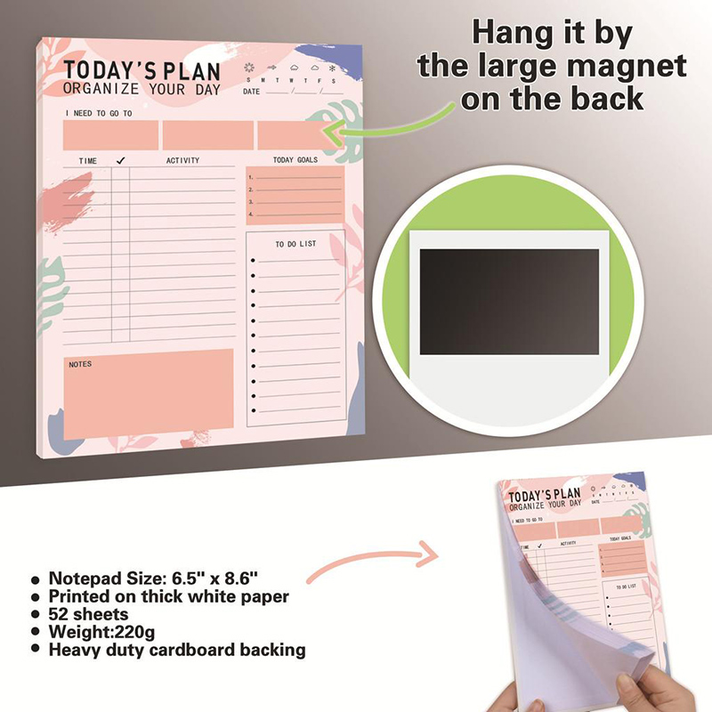 Magnetic Daily Planner Notepad - Meal Plan Notepad avaliação e preço