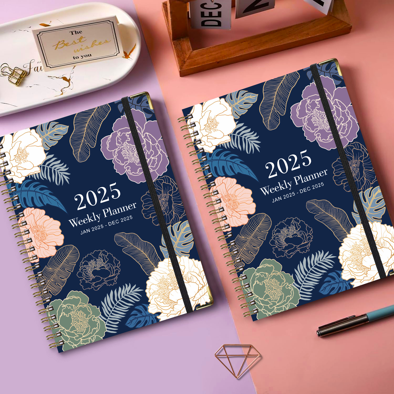 Bview Art 2025 Weekly Planner  - Meal Plan Notepad avaliação e preço